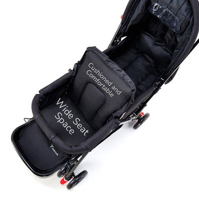Teknum Double Baby Stroller - Black